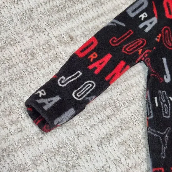 Michael Jordan fleece footed one piece pajamas pjs size 3 months - Picture 6 of 9